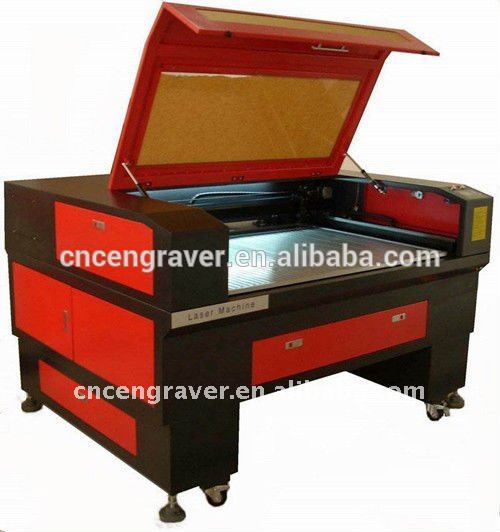 Laser acrylic wedding invitation card cutter machinery with up and down platform TS1290