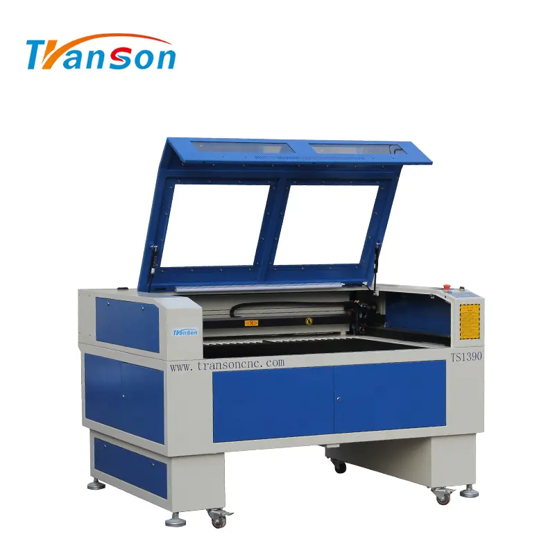 100W Co2 Laser Cutting Engraving Machine TS1390 with EFR F4 Tube used forwood paper acrylic leather plastic stone glass