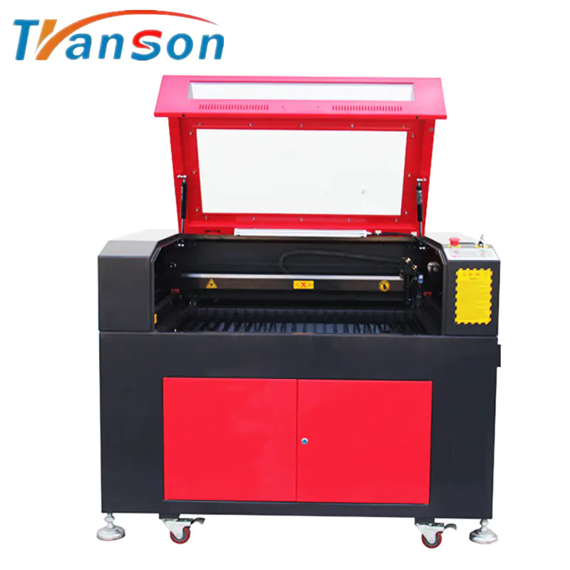 6090 Rubber Granite Stone CO2 Laser Engraving And Cutting Machine