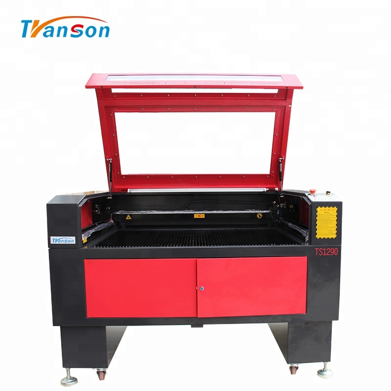 150W High Power CO2 Laser Cutting Engraving Machine TS1290 with EFR F8 Tube used for paper acrylic leather plastic stone glass