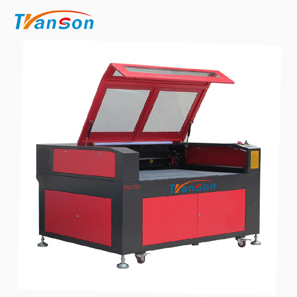 130W Co2 Laser Cutting Engraving Machine TN1390 with Reci W6 Tube used forwood paper acrylic leather plastic stone glass