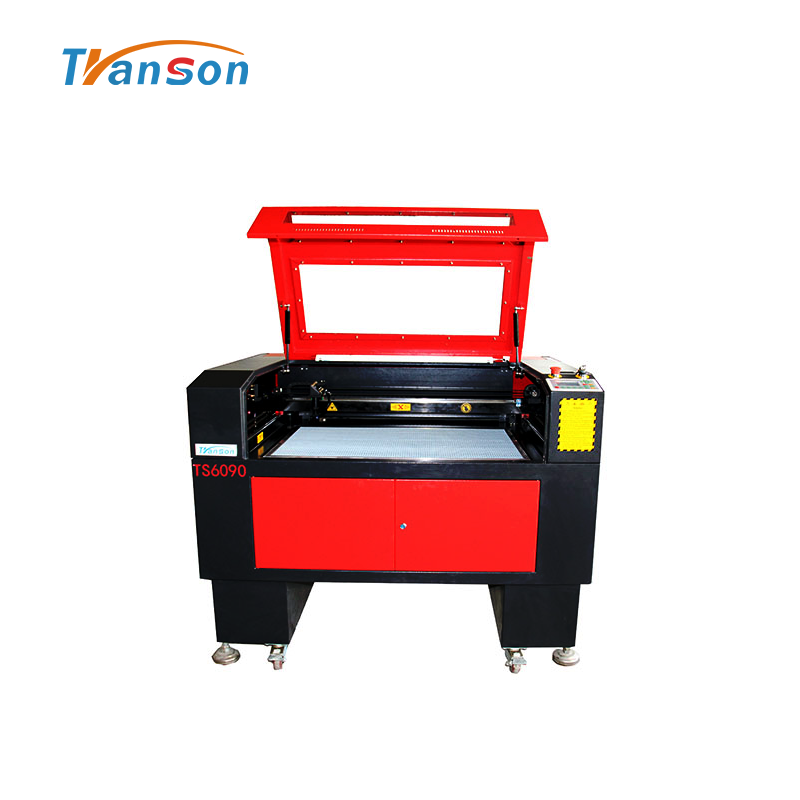 130W CO2 Laser Cutting Engraving Machine TS6090 with Reci W6 Tubefor non-metal wood paper acrylic leather plastic stone glass