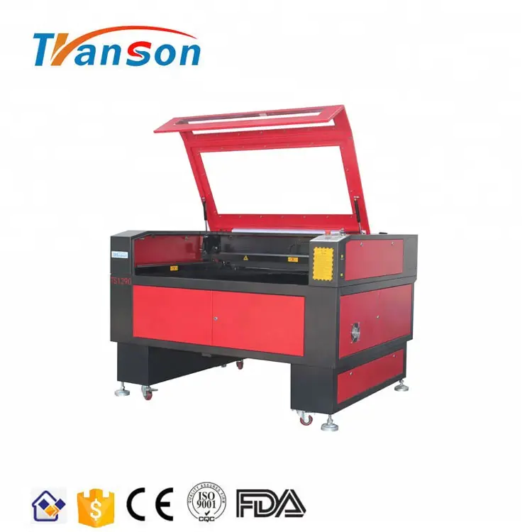 150w CO2 Laser Cutting Engraving Machine TS1290 with Reci W8 Tube used for d paper acrylic leather plastic stone glass