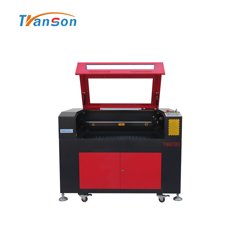 CO2 Laser Cutting Engraving Machine TN6090 with Reci W4 Tube used for non-metal wood paper acrylic leather plastic stone glass
