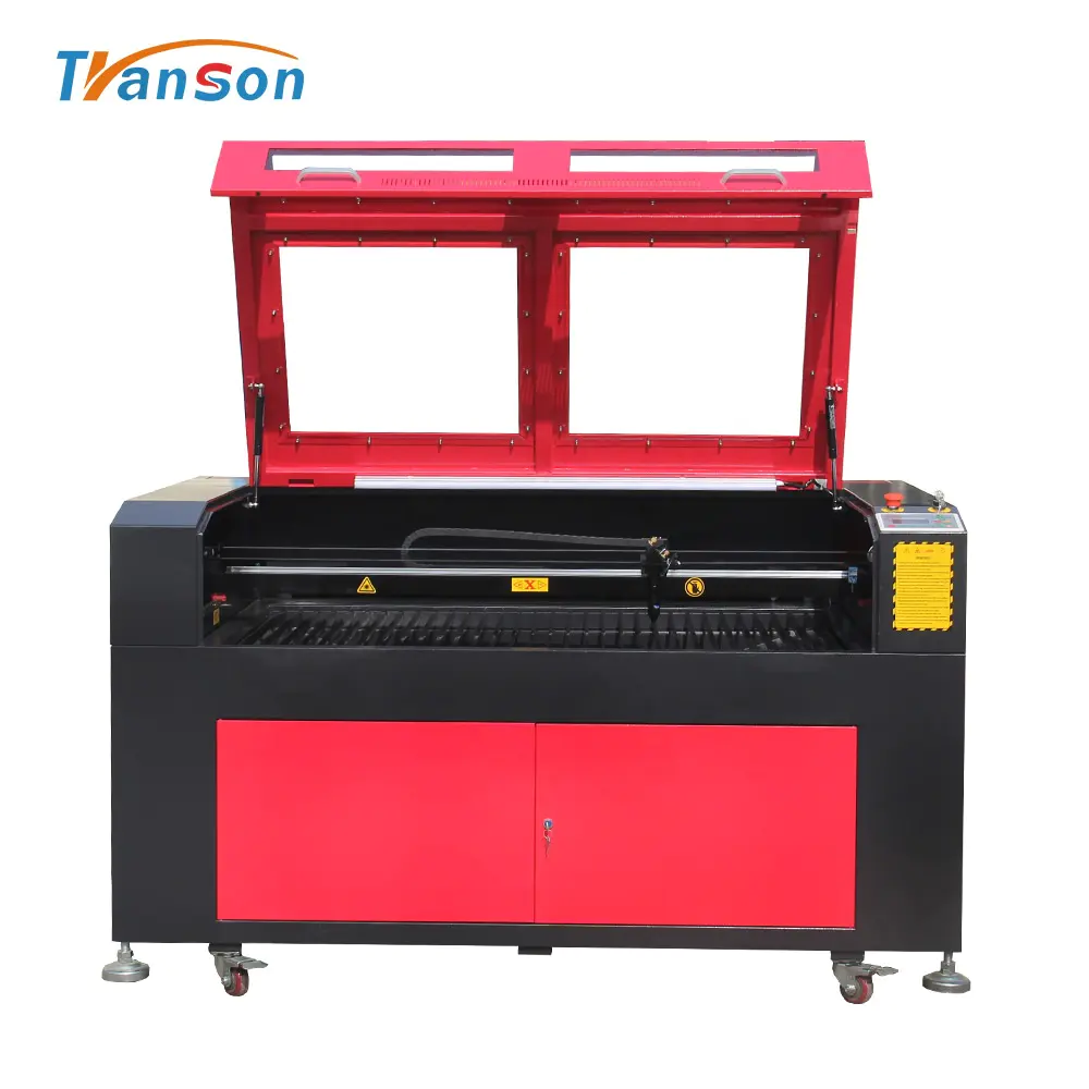 Transon Co2Laser Engraved Machine Good Laser Coconut Shell Glasses Cutting Machine For Equipment Factory