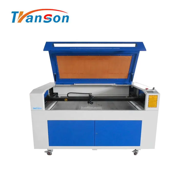 80W CO2 Laser Cutting Engraving Machine TN1290 with EFR F2 Tube used forwood paper acrylic leather plastic stone glass