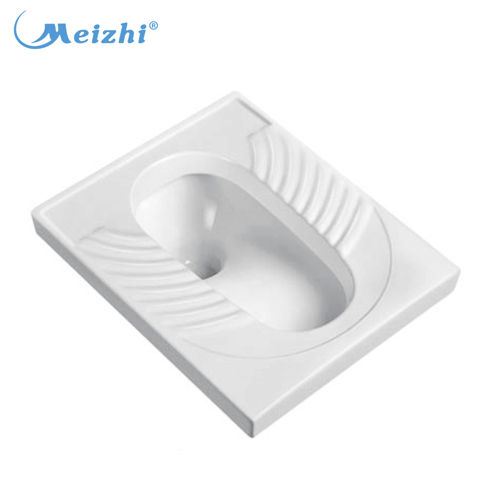 Bathroom Ceramic front/back outlet squatting pan wc