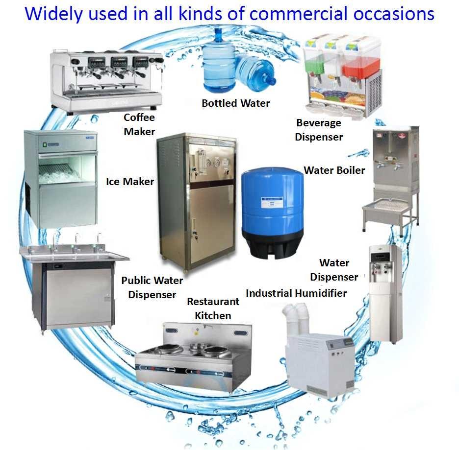 5/6 stage UV Reverse Osmosis drinking water filter system for Commercial use