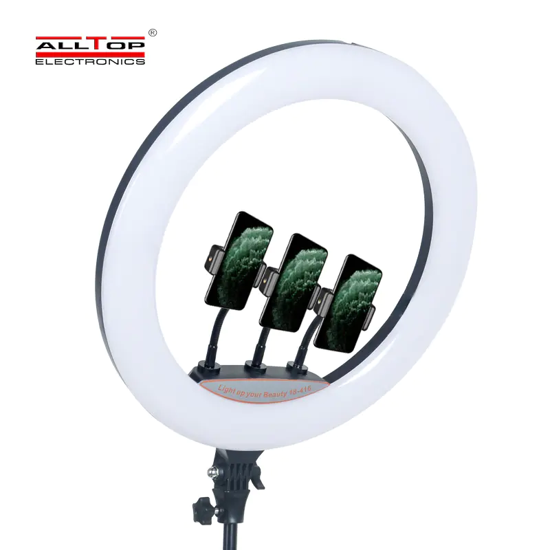 ALLTOP Dimmable Camera Led Ringlight for Makeup Video Live Studio Photography Selfie Ring Light