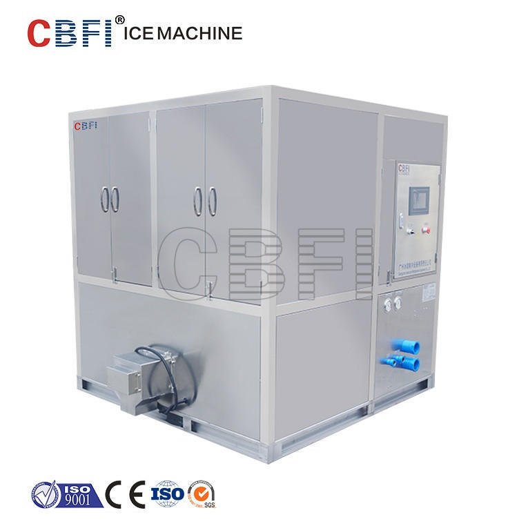 10Ton/24h cube ice machine CV10000 Cube Ice Maker With PLC Controller