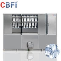 5000kg per day Ice Cube Machine CV5000 Edible and Sanitary for Bar and coffee Shops