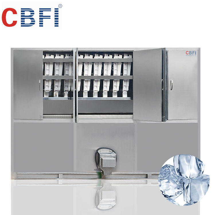 5000kg per day Ice Cube Machine CV5000 Edible and Sanitary for Bar and coffee Shops