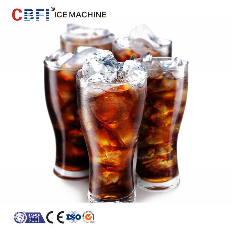 China lowest ce certification industrial clear Cube Ice Maker Price Ice Cube Making Machine