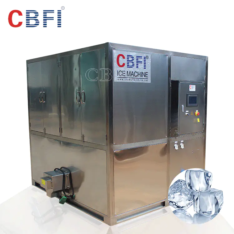 Machine de fabrication de glace cube industrielle à Dubaï-CBFI