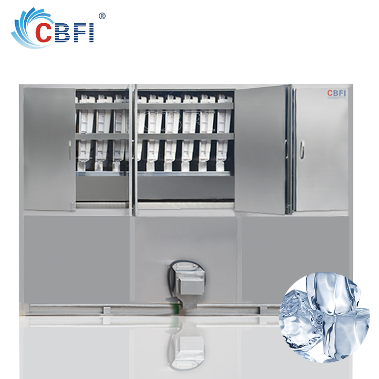 TV 50 5 tonnes cristallisent la machine de fabrication de glace de source  de glace de fabricant de tube de glace utilisée pour les restaurants  buvant-CBFI