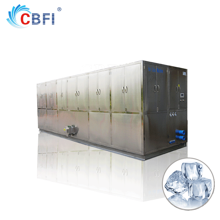 Guangzhou Icesoure cube ice Maker with ice bin stainless steel 304