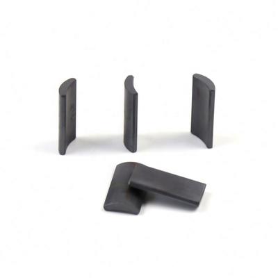 high performance ferrite sintered arc shape segment tile ferrite magnets