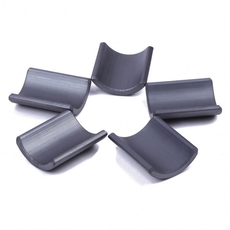 Manufacturer wholesale fine quality arc shape y33 ferrite magnetic tile