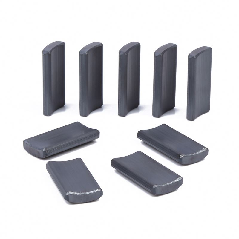 China manufacturer Y35 permanent arc ferrite magnet for Electric drive motors