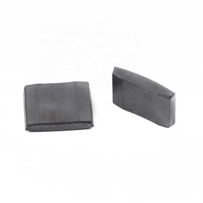 New selling china magnetic factory provides arc ferrite magnetic tile shape magnet