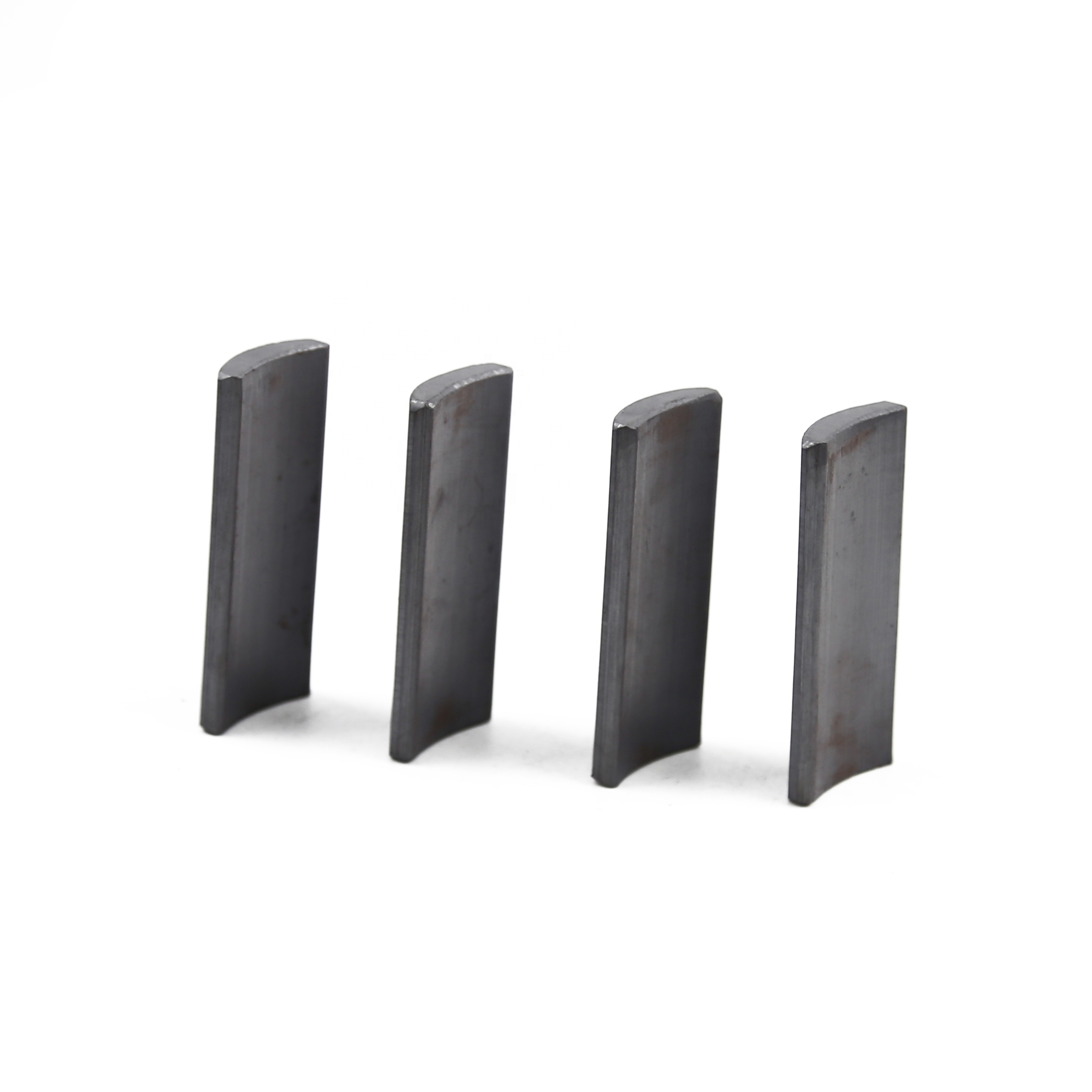 Factory main product electronic accessories sintered arc shape segment tile ferrite magnets