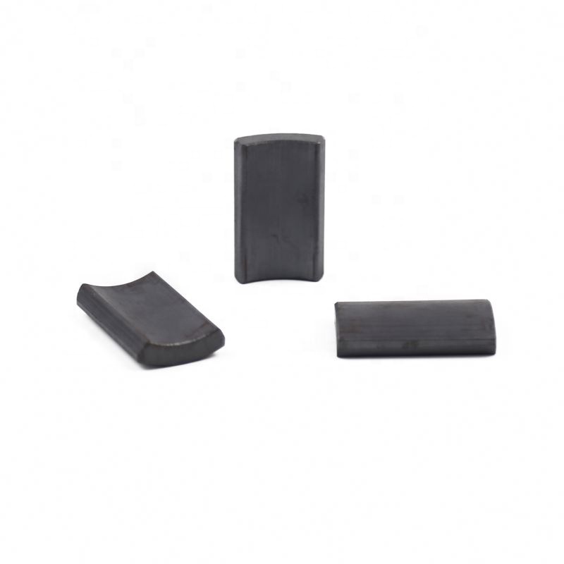 Factory supply sintered ferrite magnet Y30 customized size tile shape block ferrite magnets