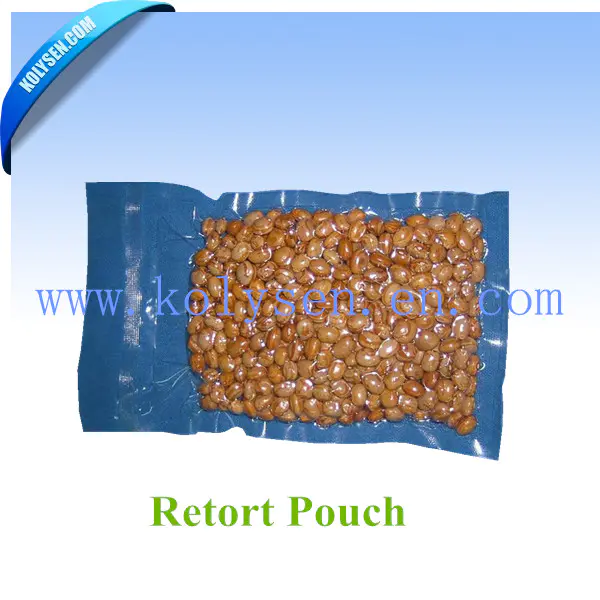 Custom retort pouch for cooking food packing