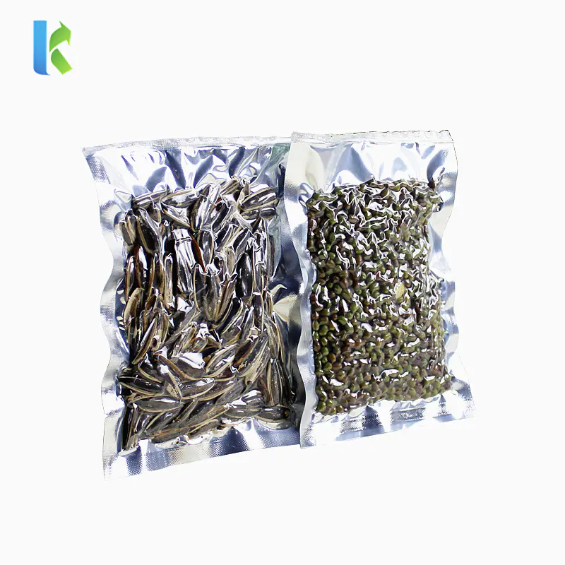 Clear Silver Aluminium Foil Packaging Bags Food Storage Transparent Mylar Vacuum Plastic Snack Pastry Coffee Candy Bag