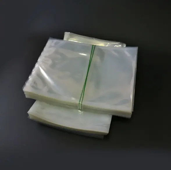 Extruded vacuum plastic food packaging bags for cooking