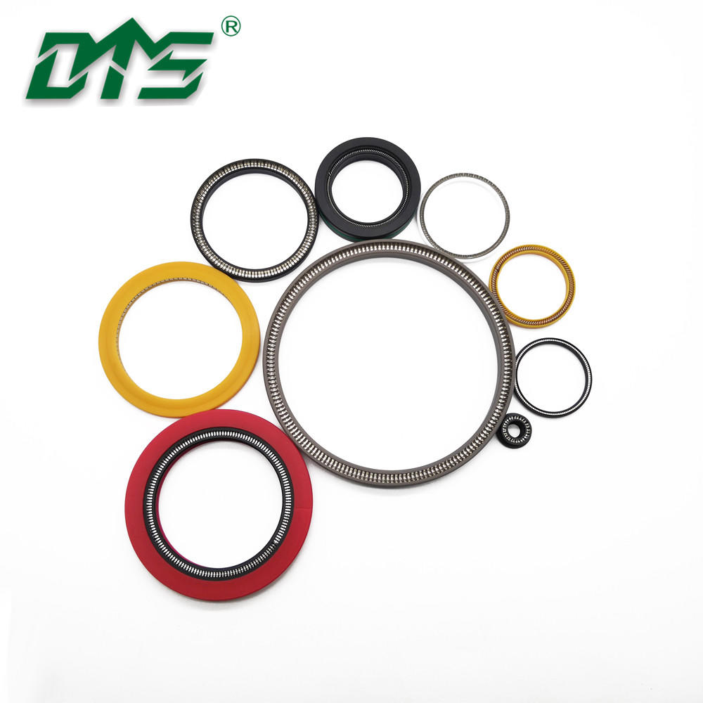 PEEK/PTFE spring loaded energized seal for high pressure application