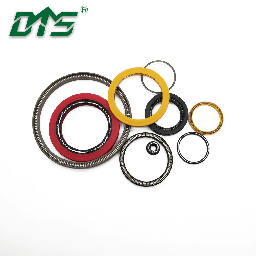 PEEK/PTFE spring loaded energized seal for high pressure application