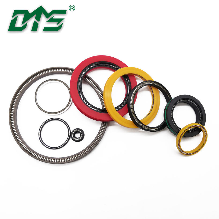 PEEK/PTFE spring loaded energized seal for high pressure application