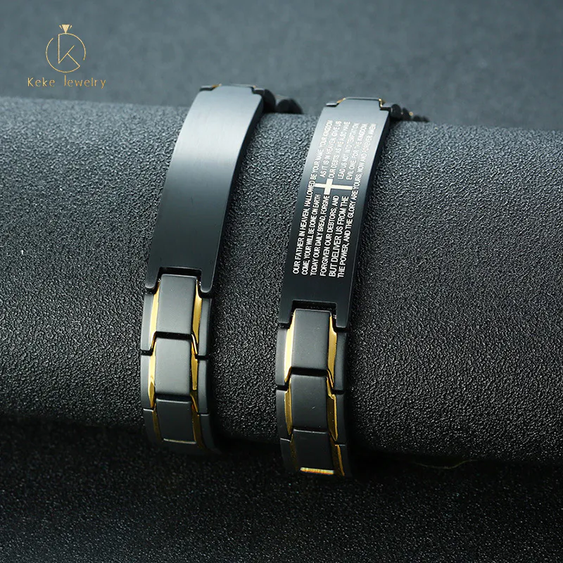 Wholesale 12mm handmade stainless steel hand strap jewelry