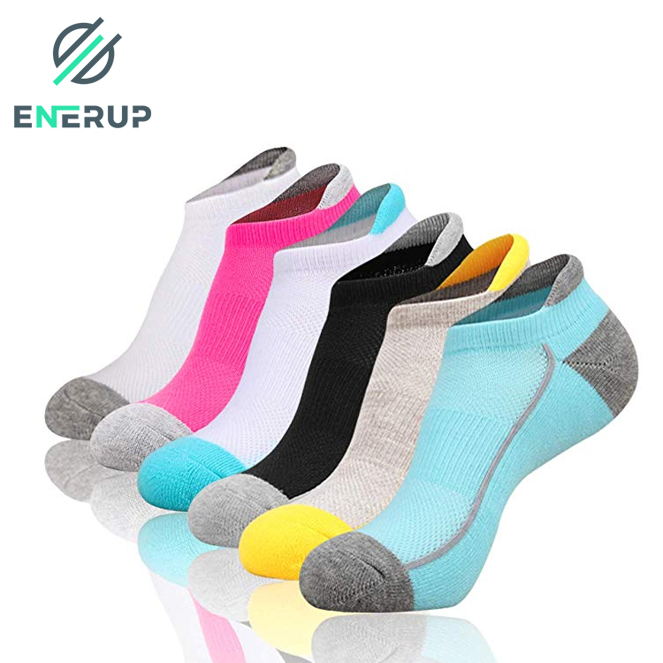 Enerup Sport Men Toddler Fashion White Pink Gots Certified Personalized Ankle Socks Top Quality Christmas