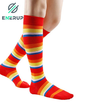 Enerup Designer Footless Low Cut Physix Gear Plain Silk Toeless For Women Custom Logo Fun Medical Compression Sleeve Socks