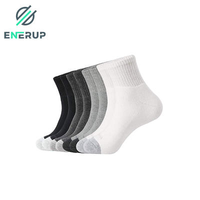 Enerup Women'S New Fashion Cute Cotton Custom Sport Short Black Elastic Ankle Support Boat Socks