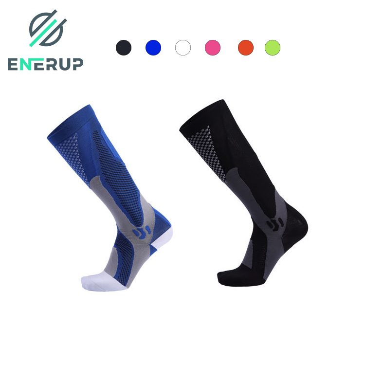 Enerup Mens Calcetines Deportivos NinA Ciclismo Meias Personalizadas Basketball Athletic Compression Socks 15-20 mmhg