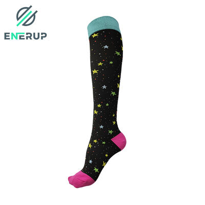 Enerup Custom Logo Cycling Running Athletic Print Women 6 Pack Pakistan Seamless Recovery and Performance Compression Socks