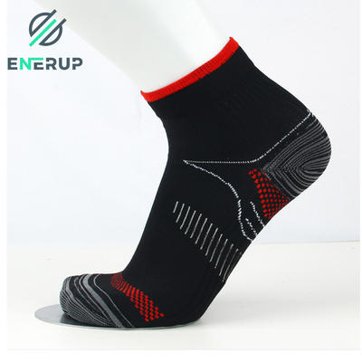 Enerup Modern Football Cotton Fitness Zipper Compression Ankle Socks 40-50 Mmhg Basketball Elite Zip Circulation For Kids