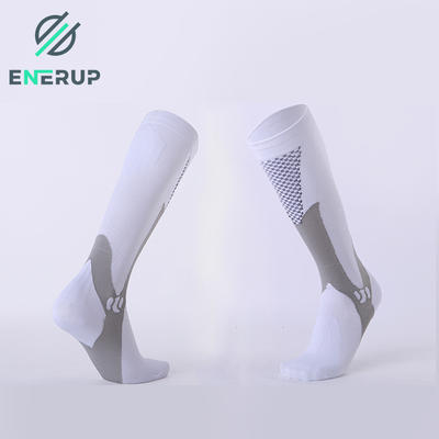 Enerup Whole Printing Colorful Copper Business Energy Compression Medical Crew Socks (8 Pairs) For Women & Men Private Label
