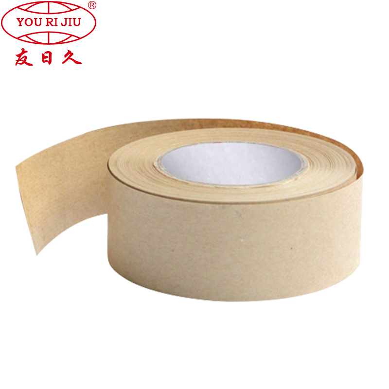 Factory customized cheap good quality eco high adhesive paper packaging kraft tape