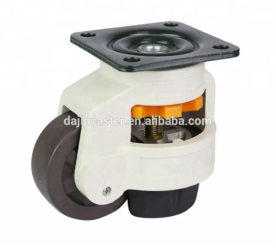 40 Adjustable retractable caster wheel for machinery