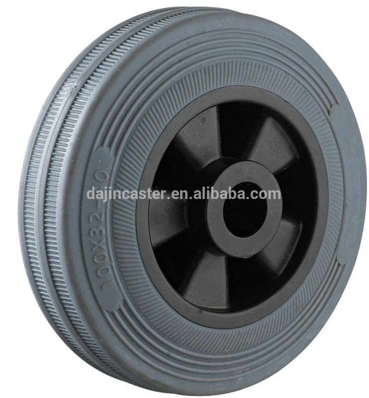 ECO-friendly artificial rubber industrial wheel only with roller bearing