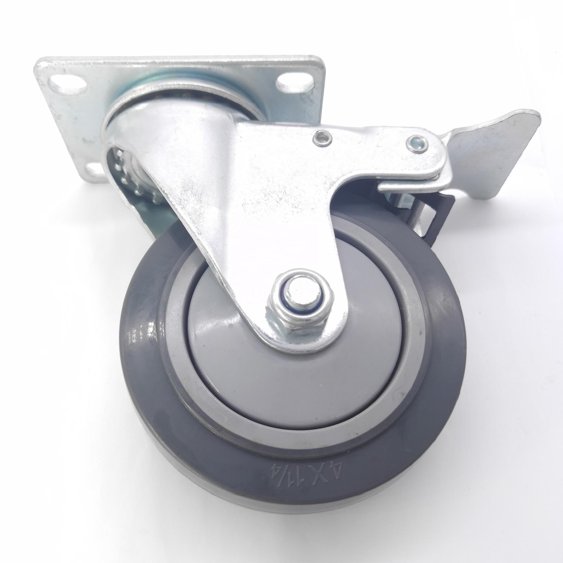 Industrial Polypropylene Caster and Wheel For Trolley