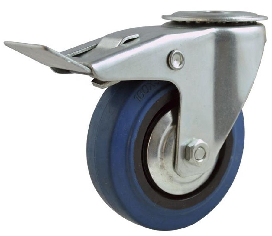 All Size Price Of Industrial Blue Roller Bearing Caster Wheel