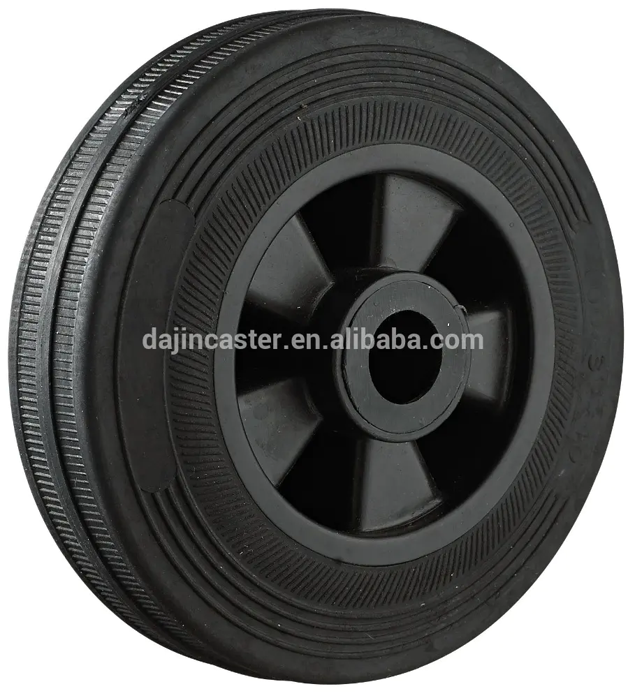 ECO-friendly artificial rubber industrial wheel only with roller bearing