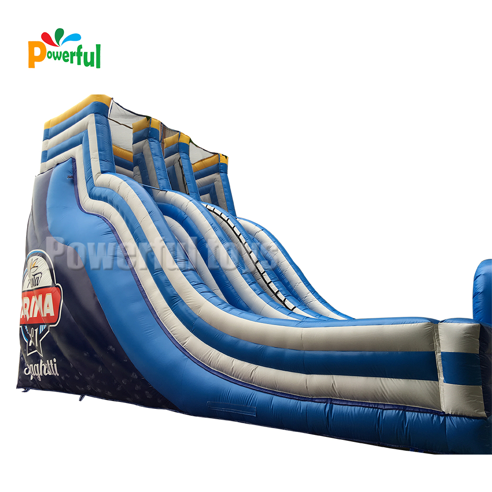 commercial inflatable water slide with doublelane inflatable slip n slide