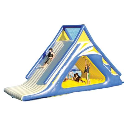 High Quality Inflatable Combo Floating Slide Blob Water Trampoline For Adults And Children