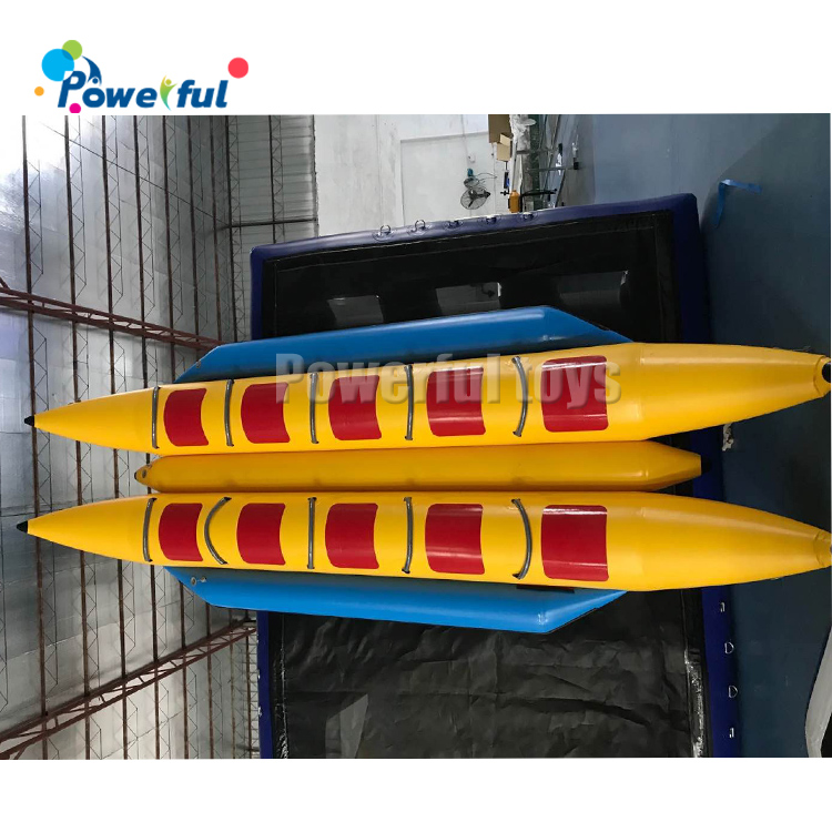10 passengers inflatable pvc banana boat floating banana tube