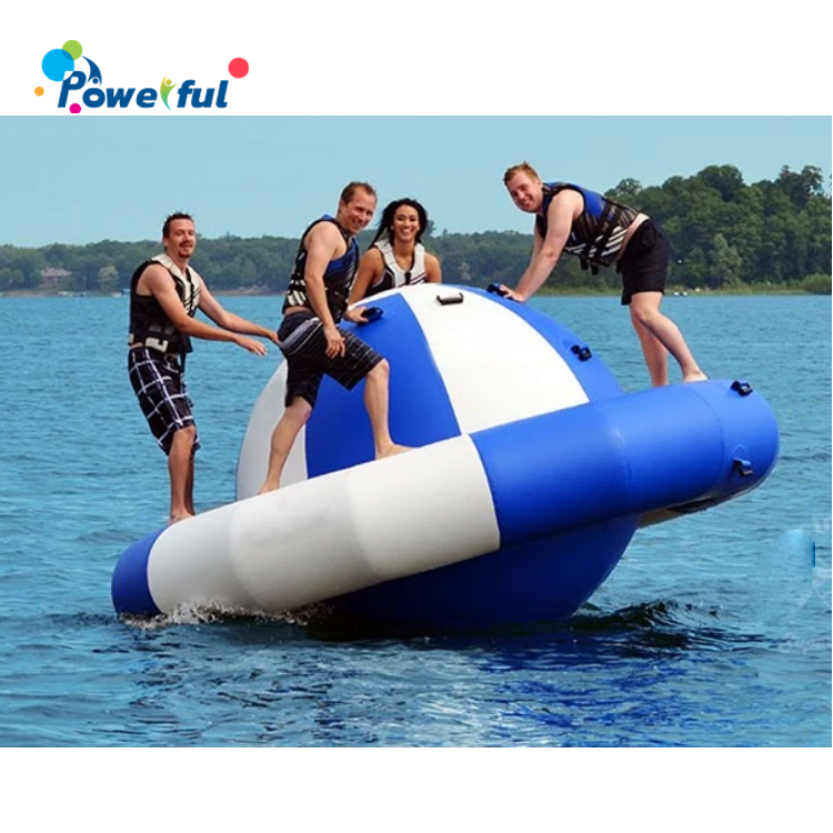 Towabale water toys inflatable disco boat for sea games